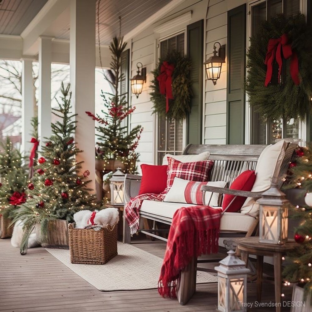 burgundy christmas decor 19