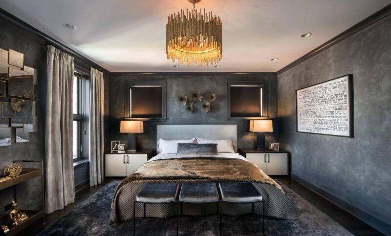 Black and Gold Bedroom Color Schemes
