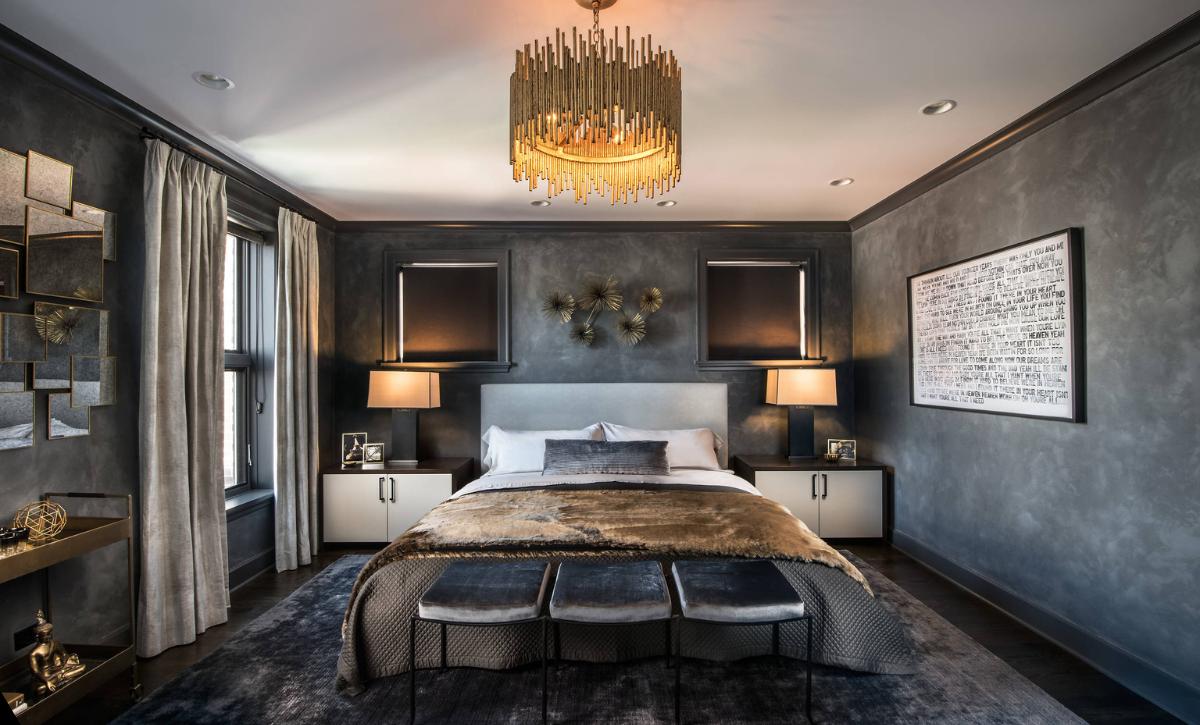 Black and Gold Bedroom Color Schemes