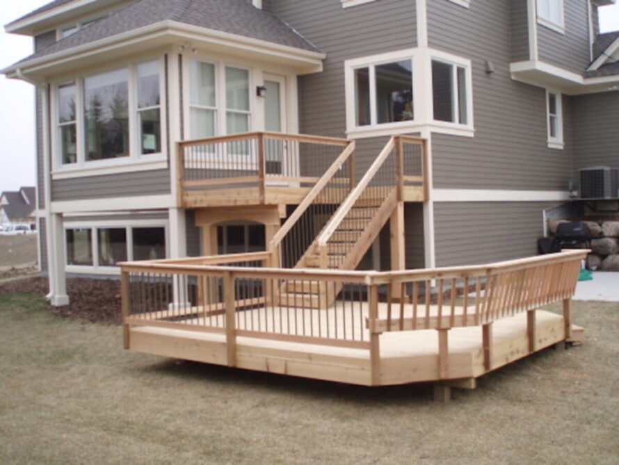 13 two level deck ideas 8
