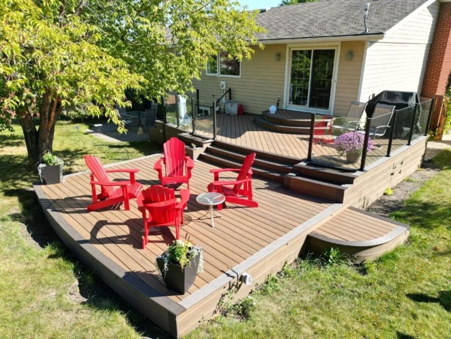 13 two level deck ideas 9