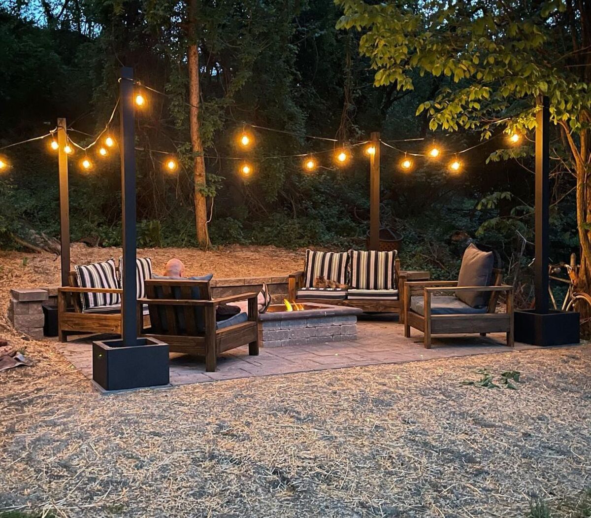 14 diy patio light poles 3