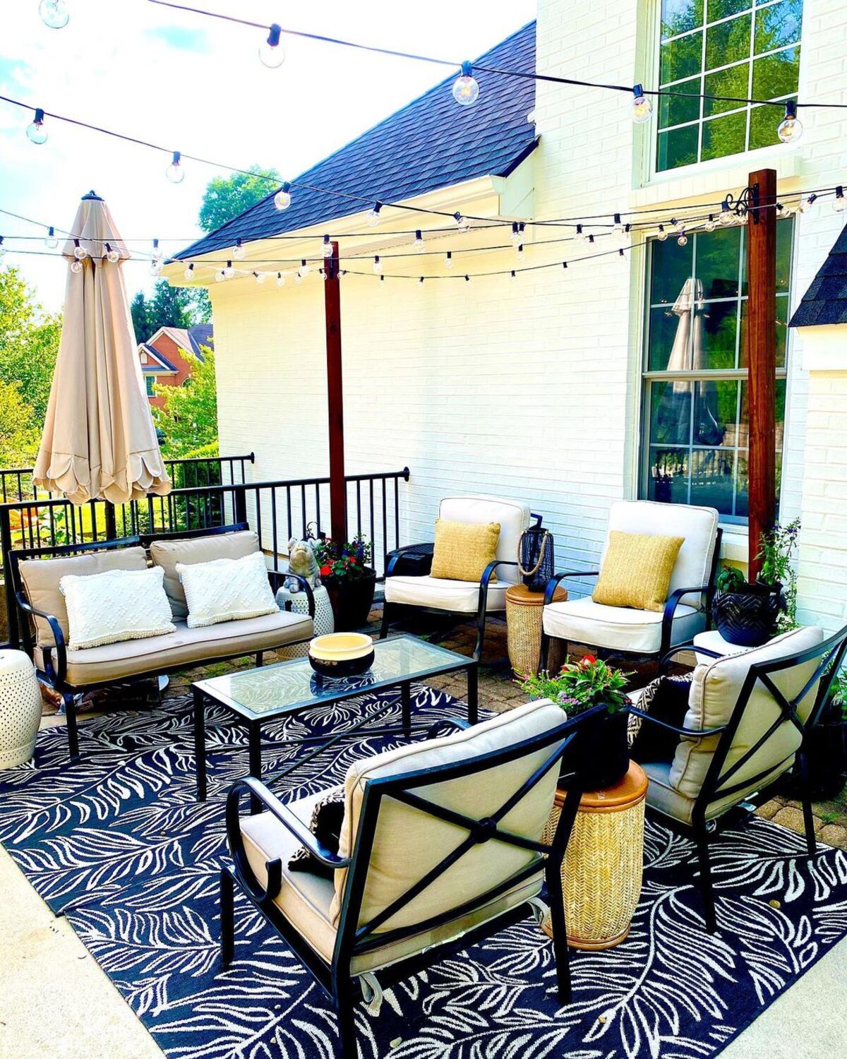 14 diy patio light poles 8