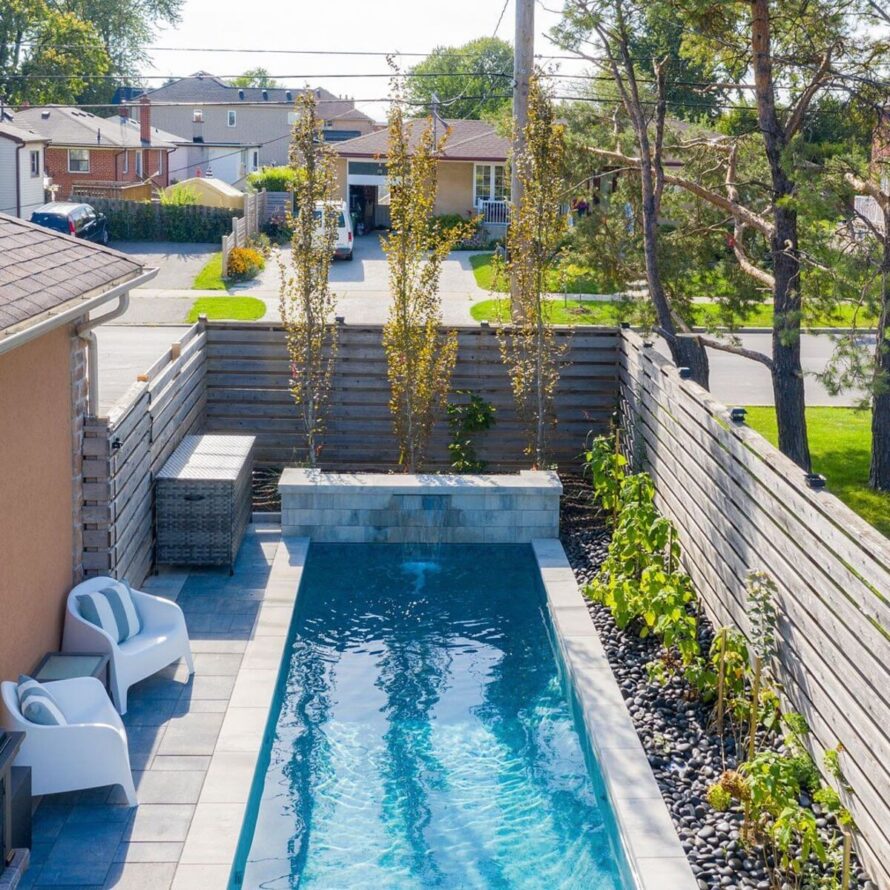 20 landscaping around pool inground 14