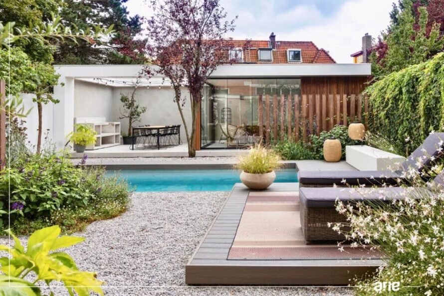 20 landscaping around pool inground 18