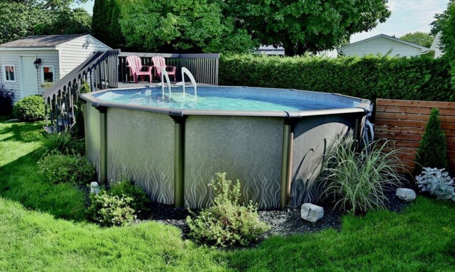 creative landscaping ideas for above ground pools 5