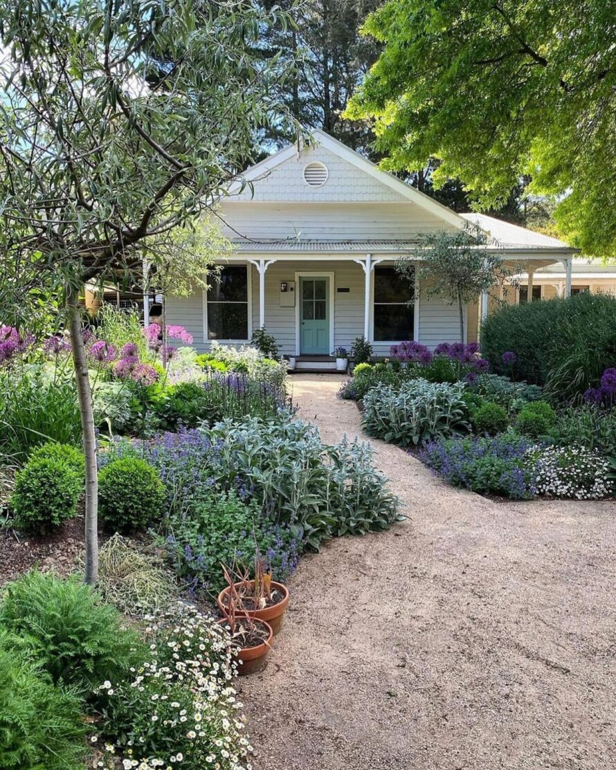 perrenial gardens layout front yards 1