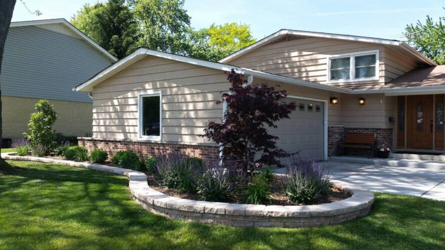 perrenial gardens layout front yards 7