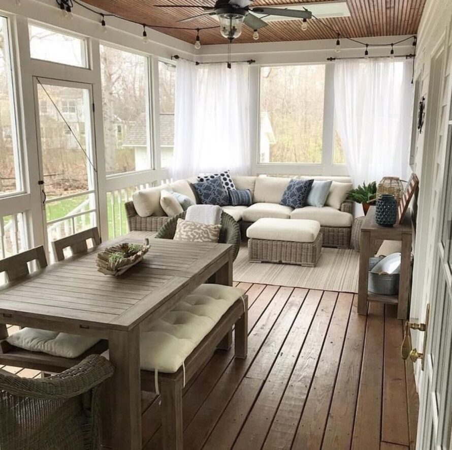 26 farmhouse sunroom ideas 19