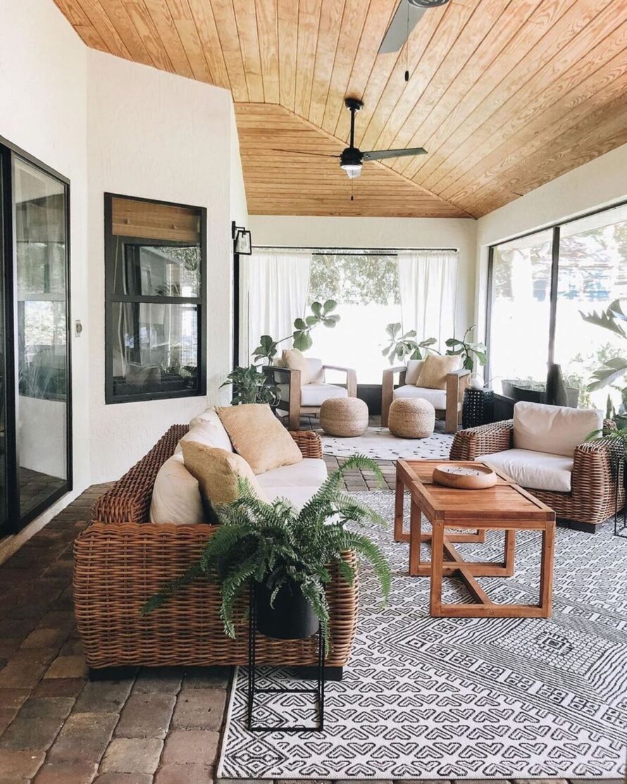 26 farmhouse sunroom ideas 8