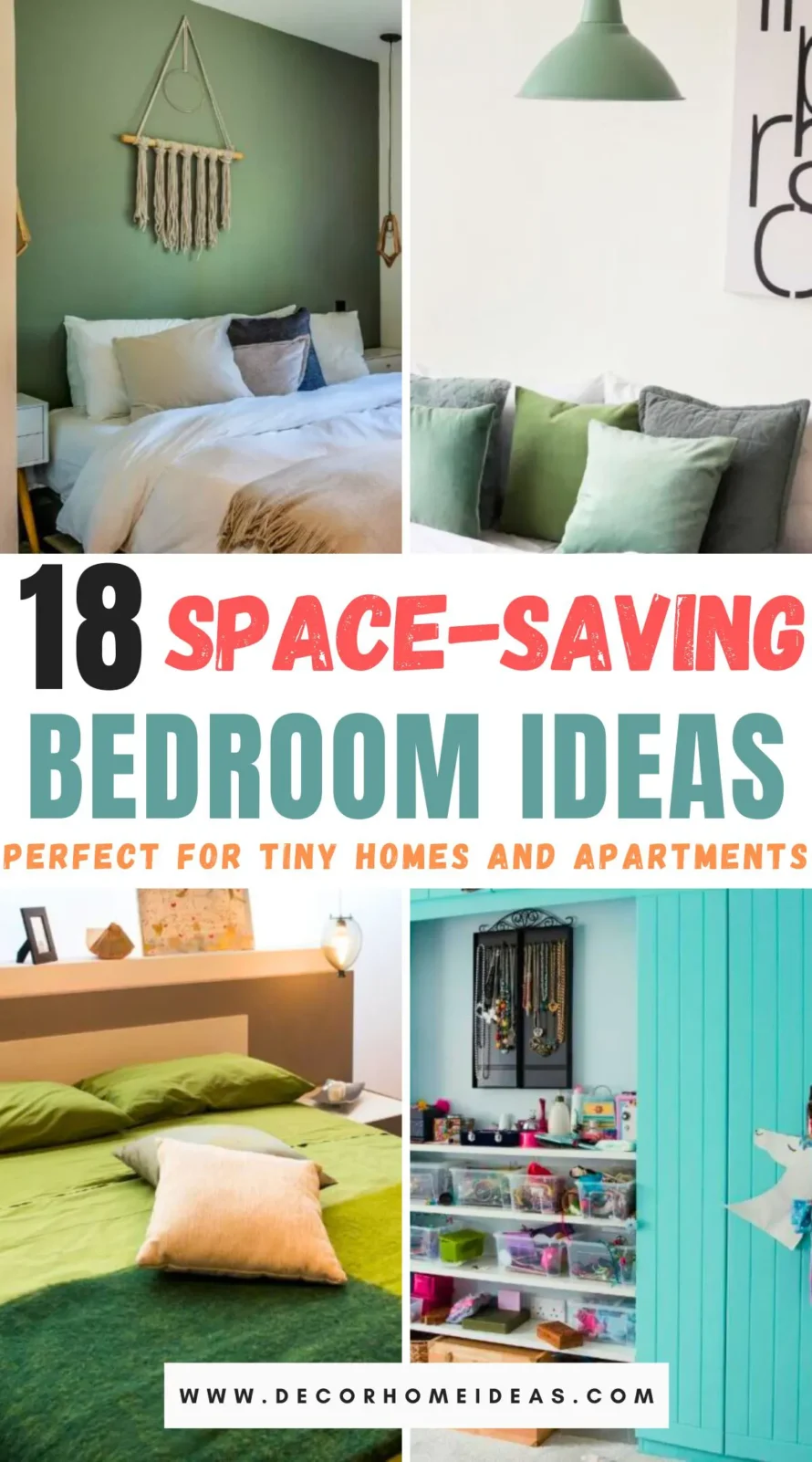 Discover ingenious ways to make the most of your small bedroom with "Maximizing Small Spaces: 15 Creative Bedroom Ideas for Compact Living." From clever storage solutions to multifunctional furniture, these innovative ideas will transform your cozy space into a stylish, functional haven.