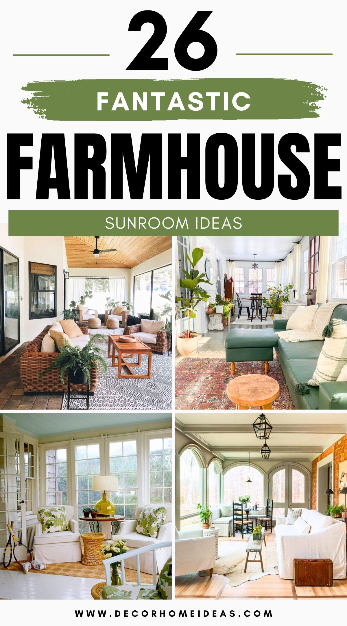 best farmhouse sunroom ideas 4