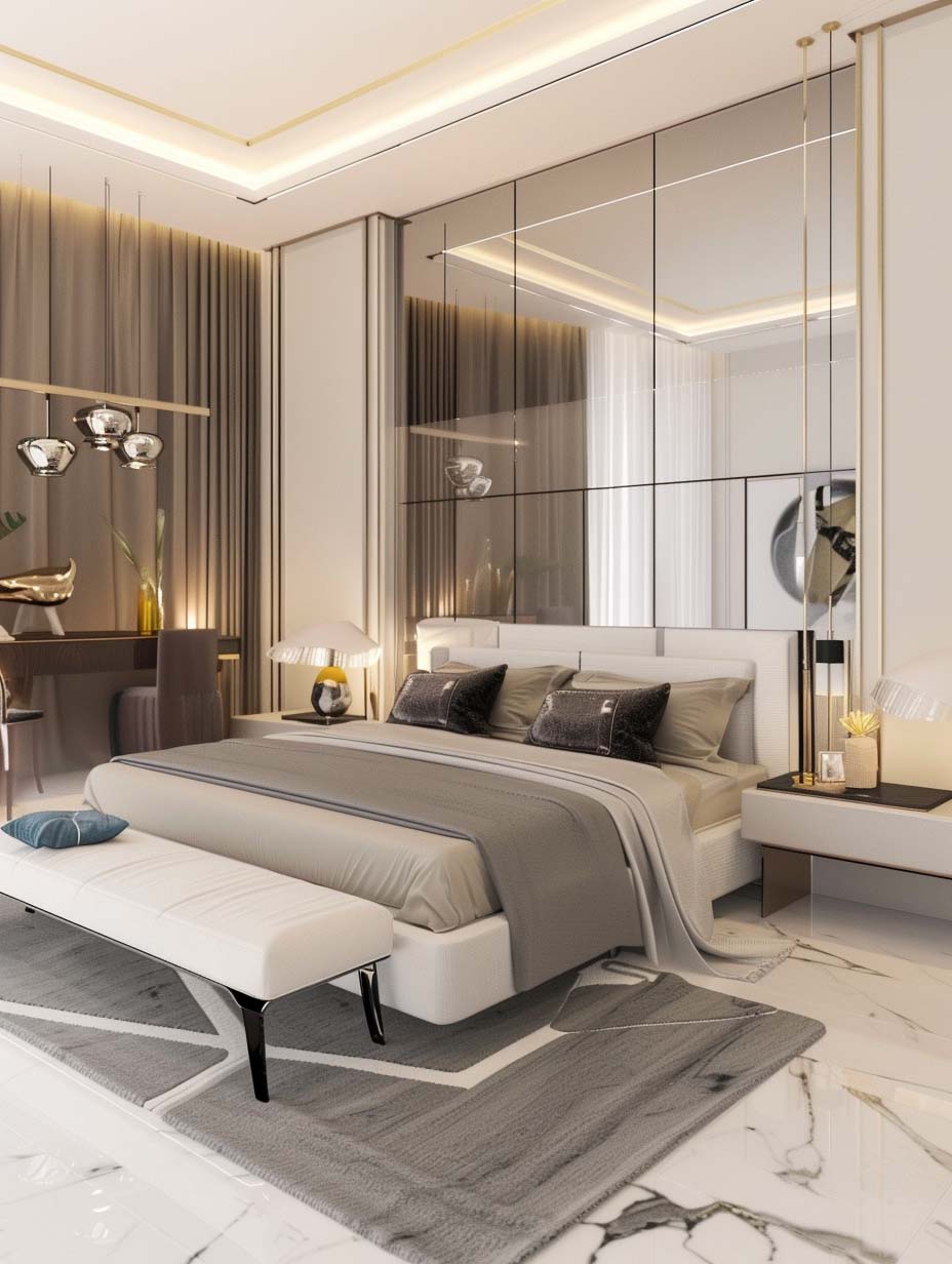 7. Expand Space with Decorative Mirrors