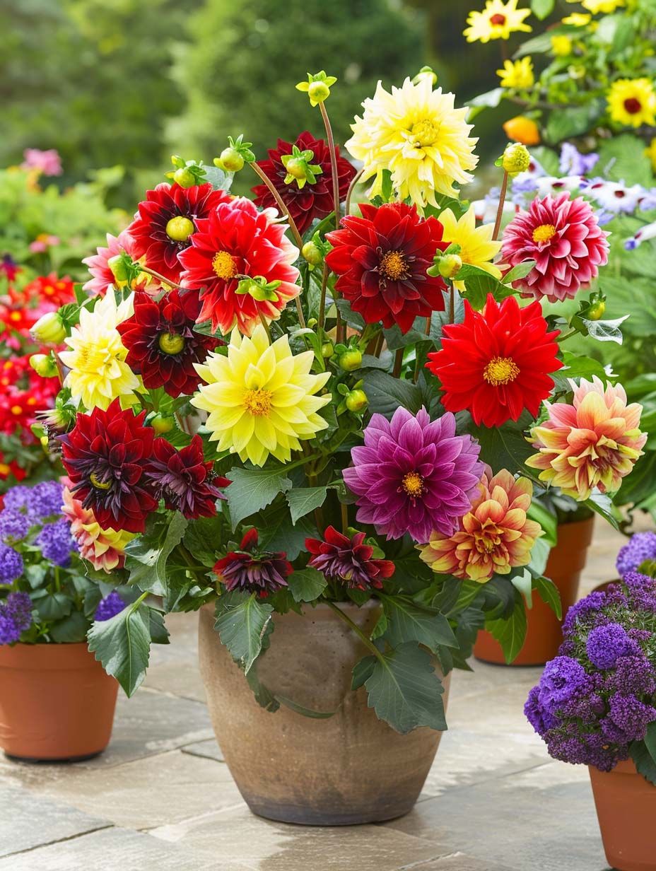 8. Dahlias