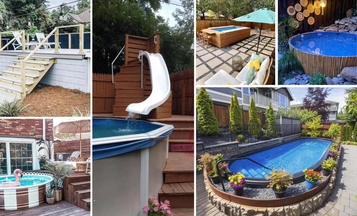 above ground pool hacks ideas