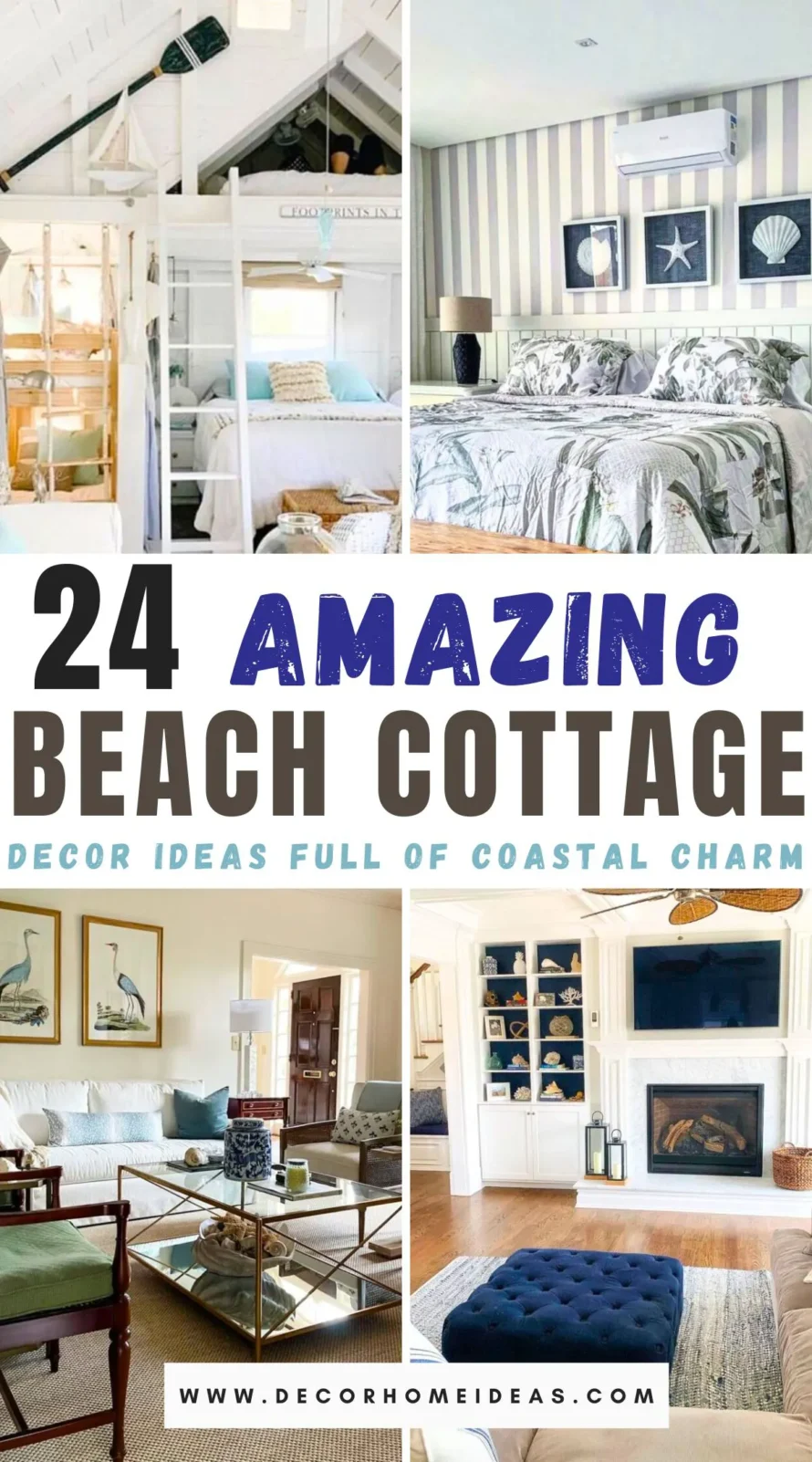 Transform your home into a serene coastal retreat with these 16 beach cottage decor ideas. Discover how to incorporate elements like driftwood, seashells, and nautical colors to create a relaxing seaside atmosphere. From airy living rooms to cozy bedrooms, these tips will help you capture the essence of beach living, no matter where you reside. Dive in to bring the calming charm of the coast into your home!