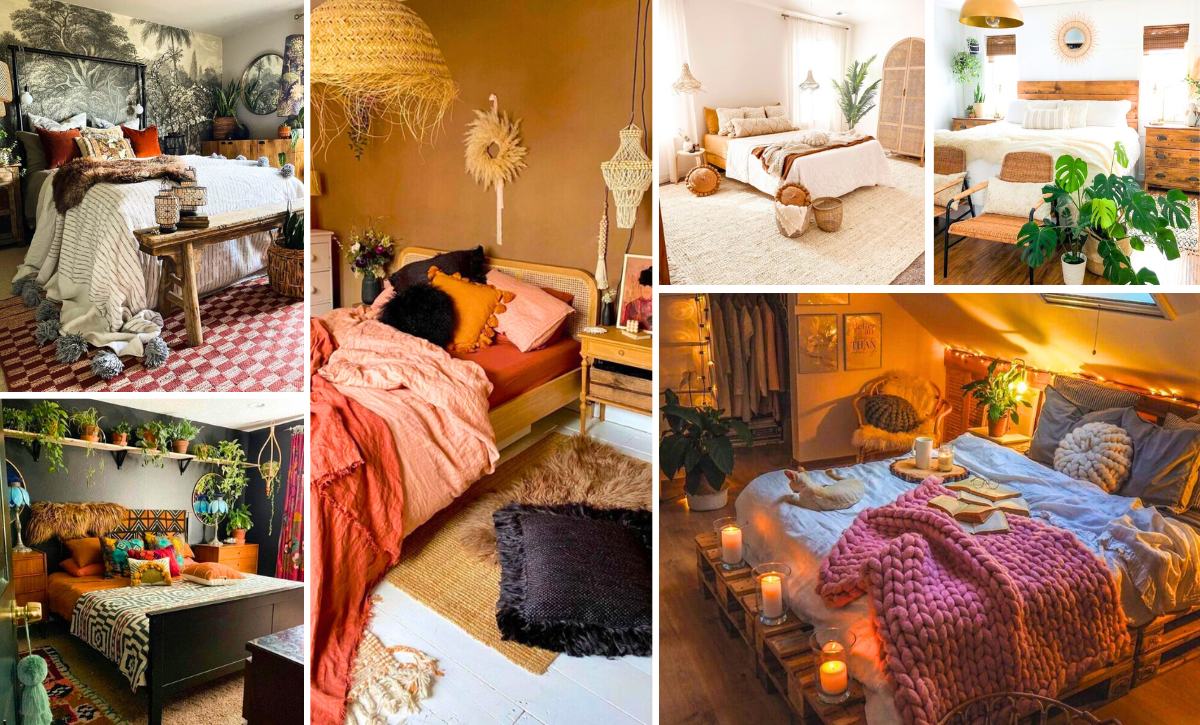 boho bedroom designs