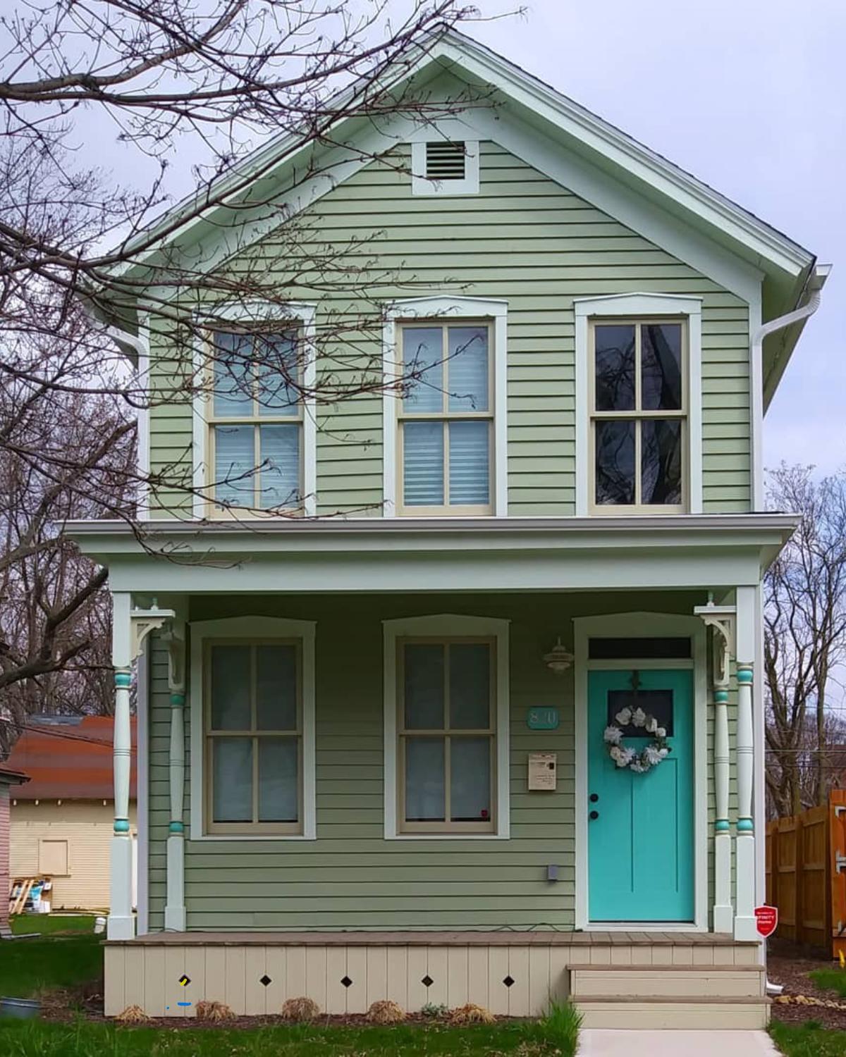 green exterior house colors 06