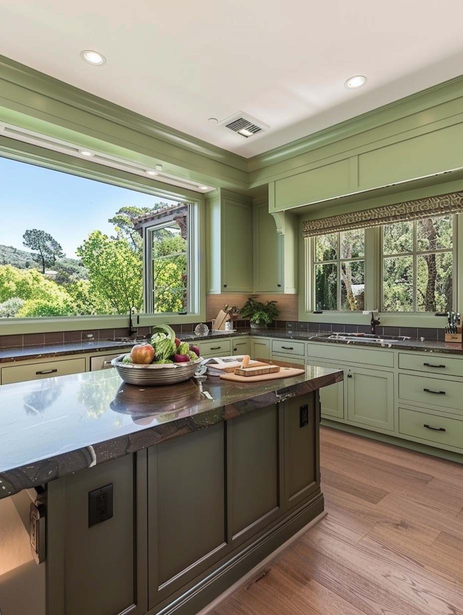 27. Nature-Inspired Sage Green Retreat
