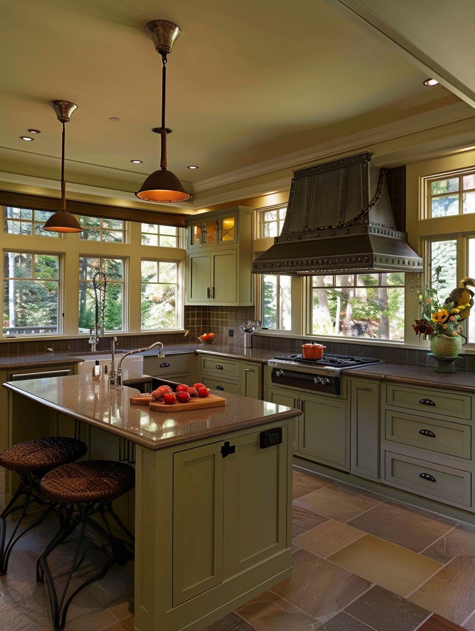29. Rustic Warmth with Modern Touches