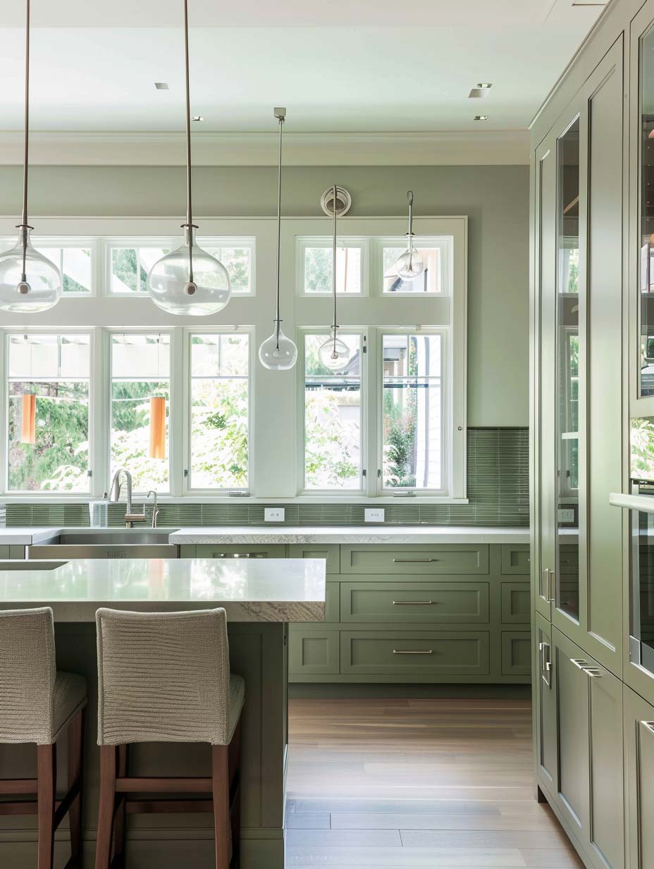 33. Modern Sophistication in Sage Green