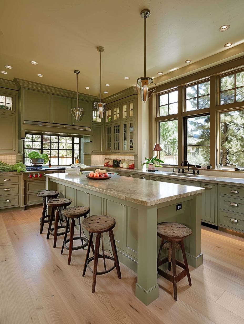 34. Rustic Modern Blend in Sage Green