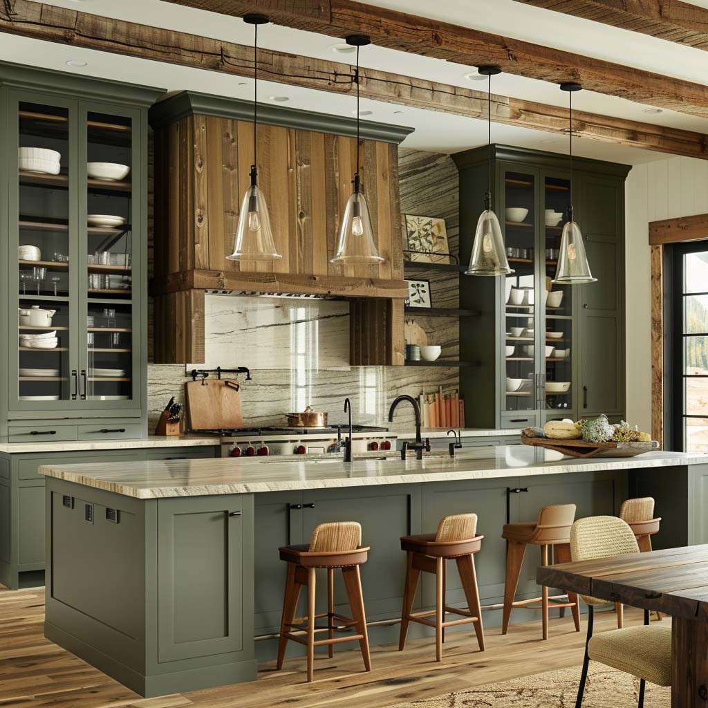 6. Rustic Sophistication in Sage