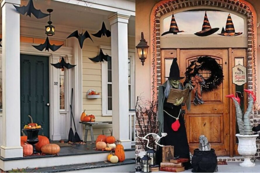 spooktacular halloween front porch ideas 6