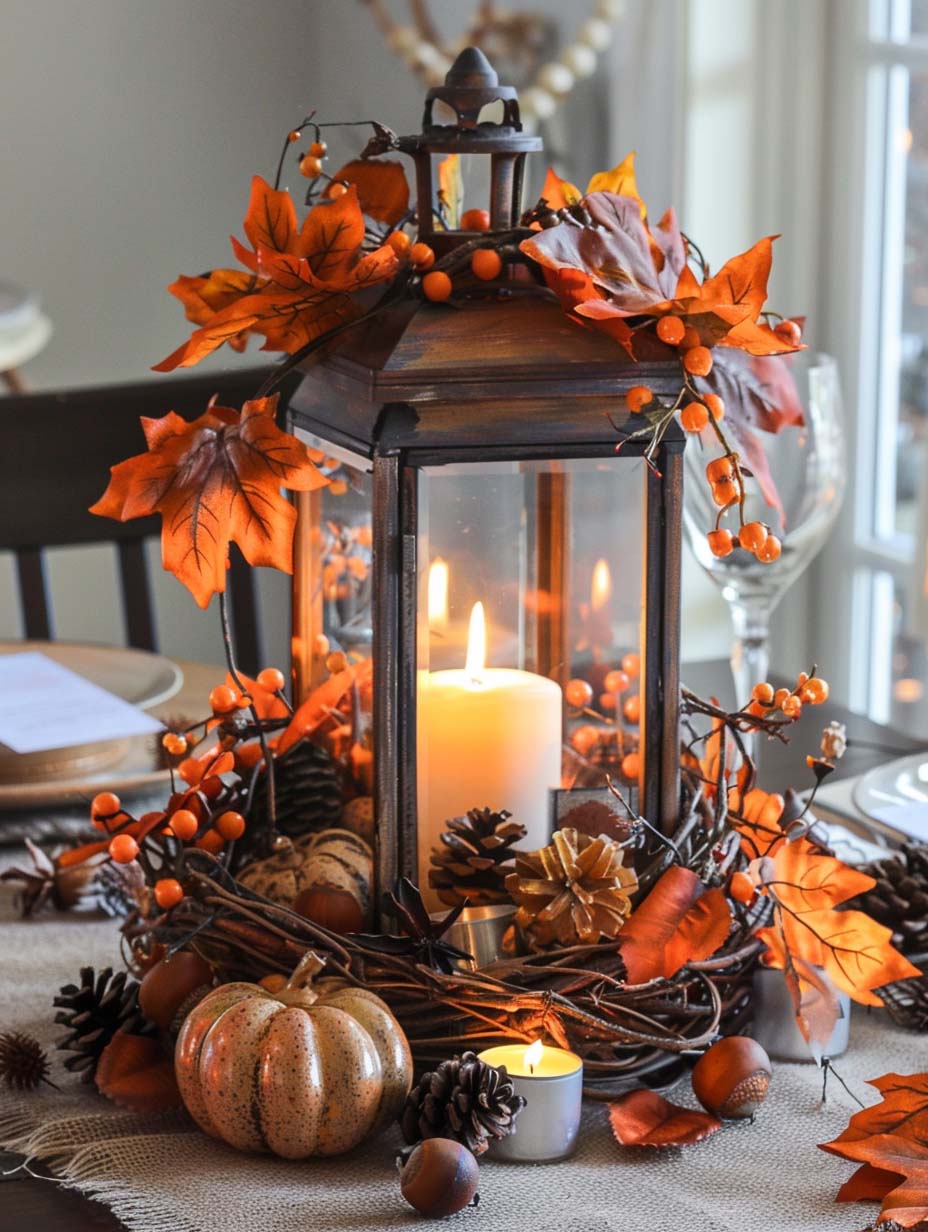 DIY Fall Centerpiece 2