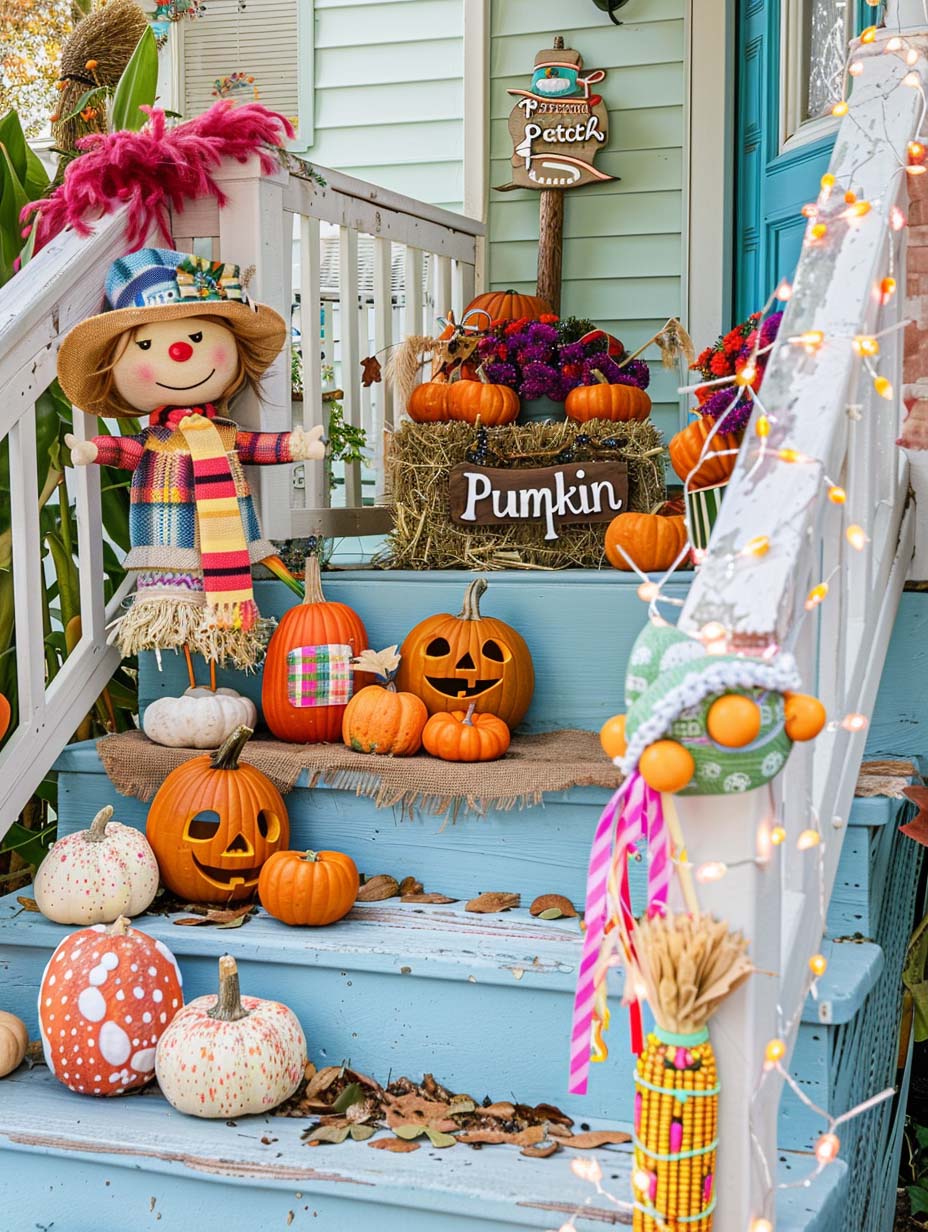 fall front porch decor ideas 3