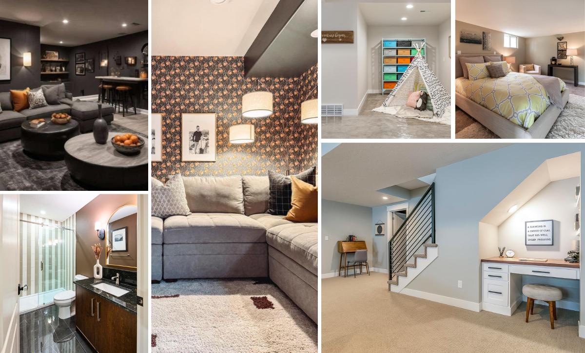 small basement layout ideas