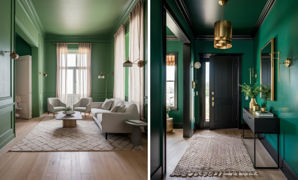 12 Rich Emerald Green Paint Colors That Exude Luxury