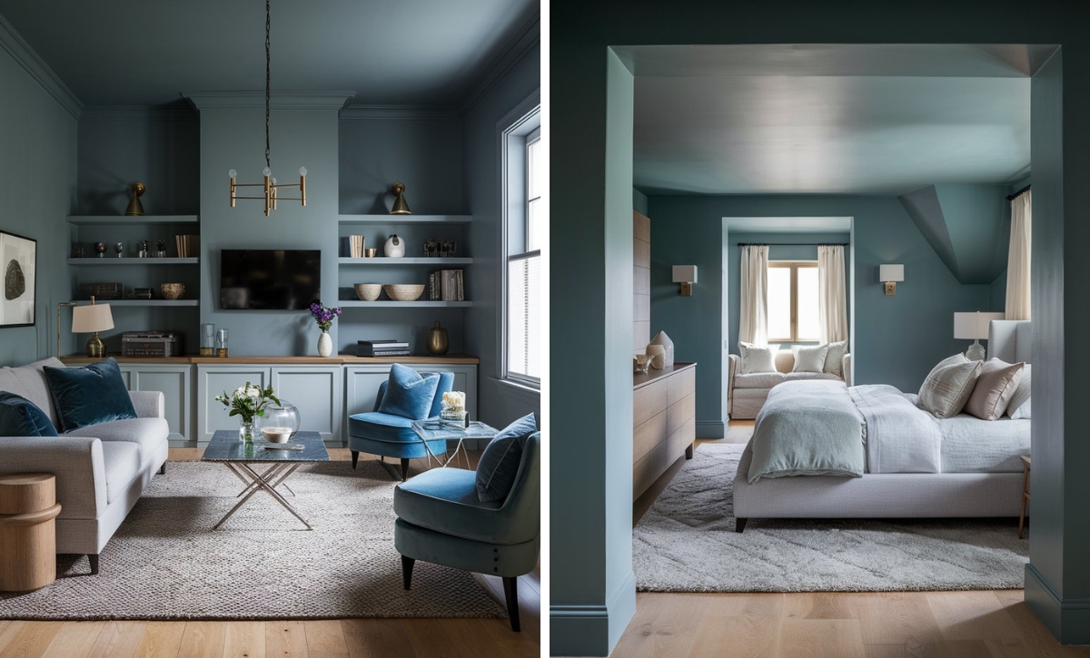 12 Stylish Slate Blue Paint Colors for a Modern Home