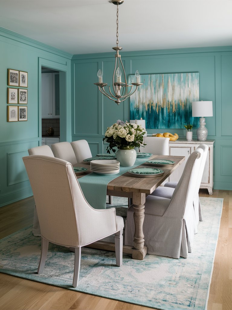 Benjamin Moore Peacock Blue