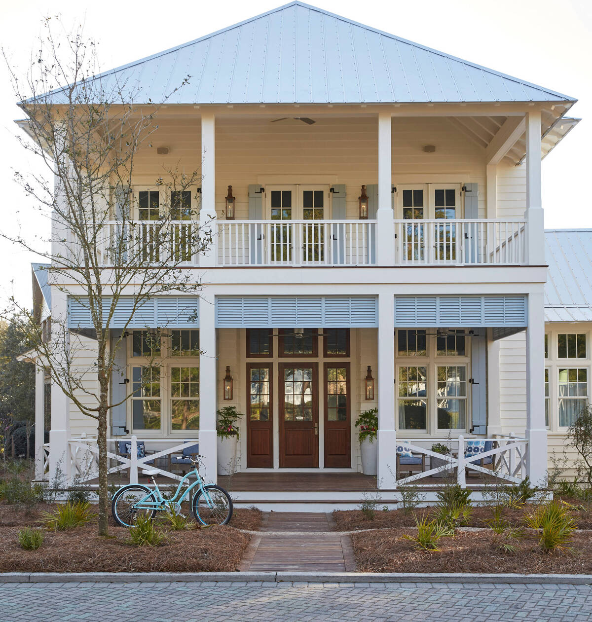 charming pastel exterior house colors 10