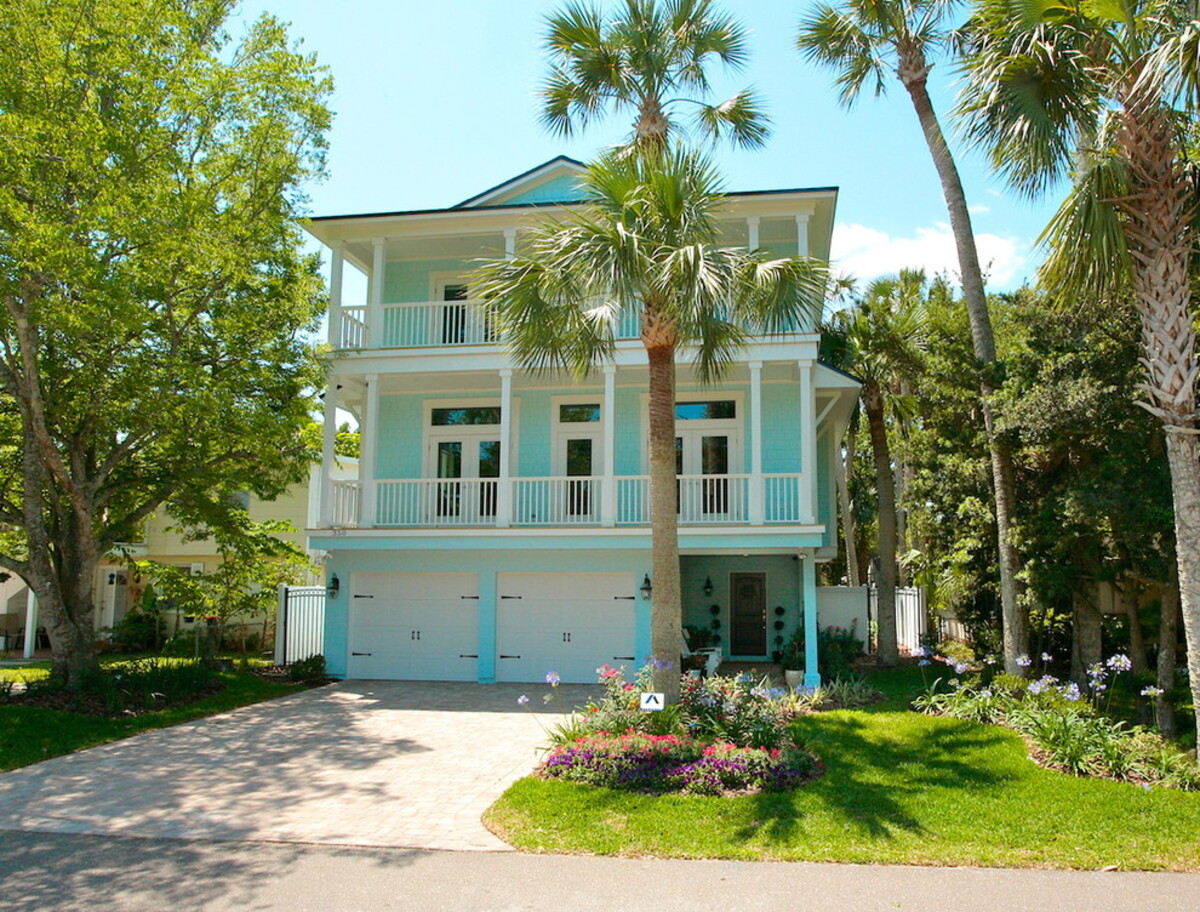 charming pastel exterior house colors 3