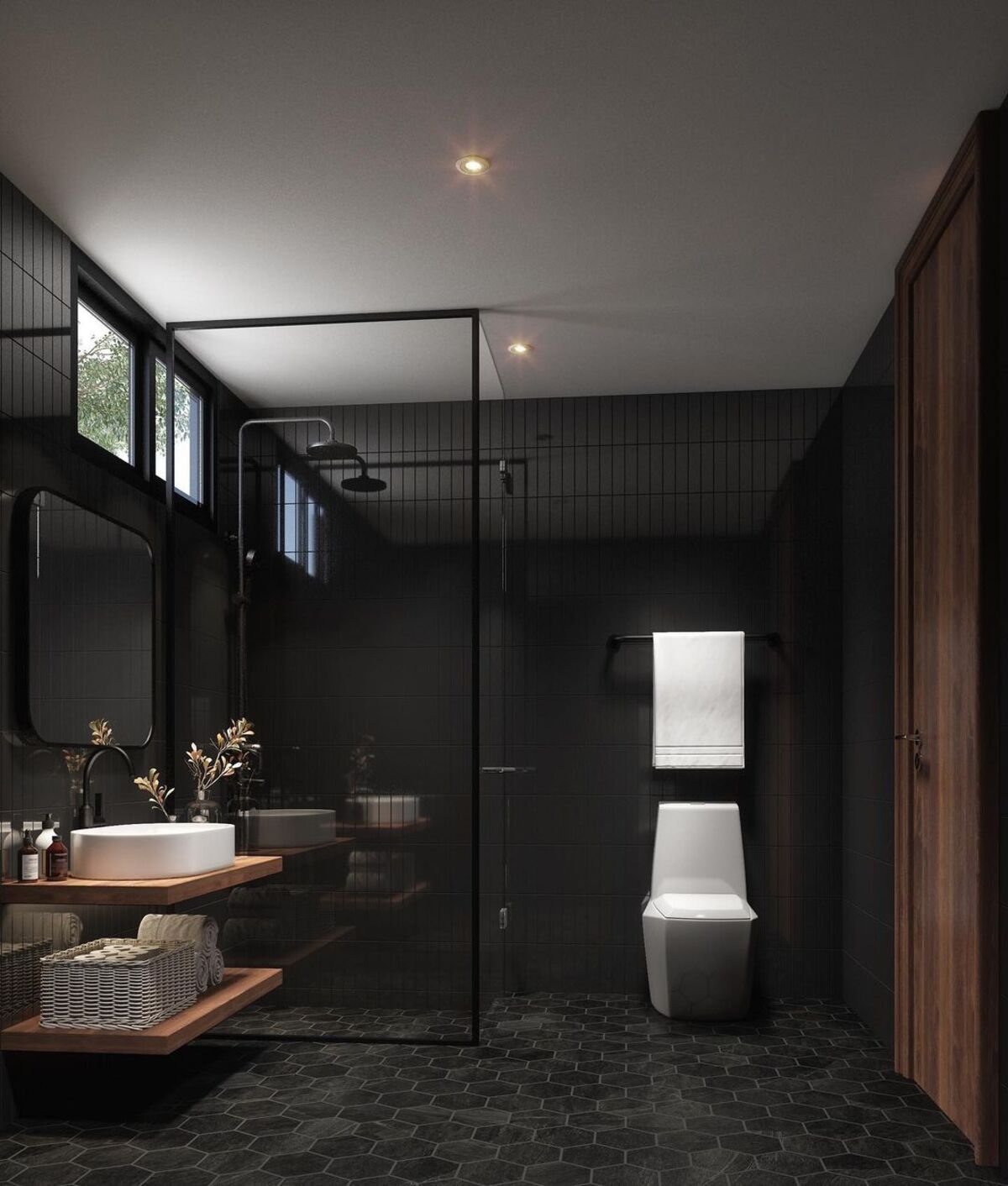 stunning bathroom color combinations 16