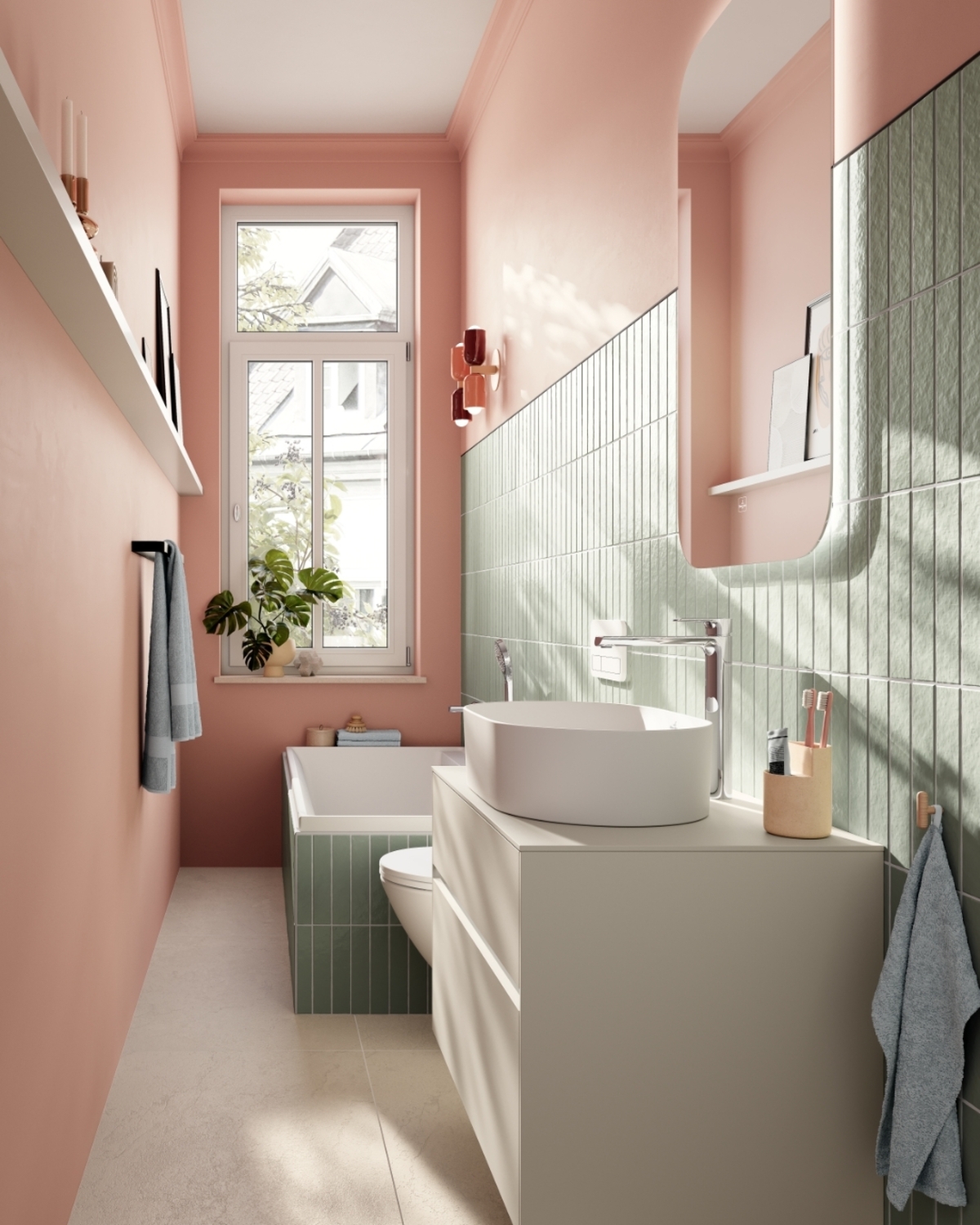 stunning bathroom color combinations 5