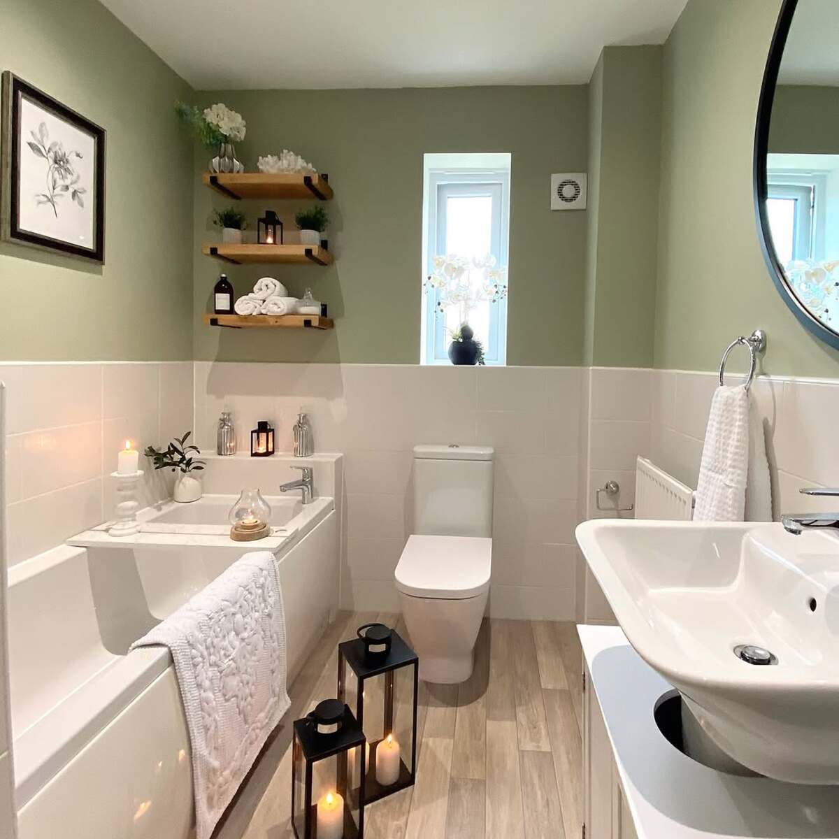stunning bathroom color combinations 7