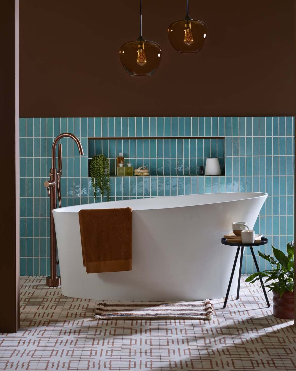 trendiest bathroom colors 16