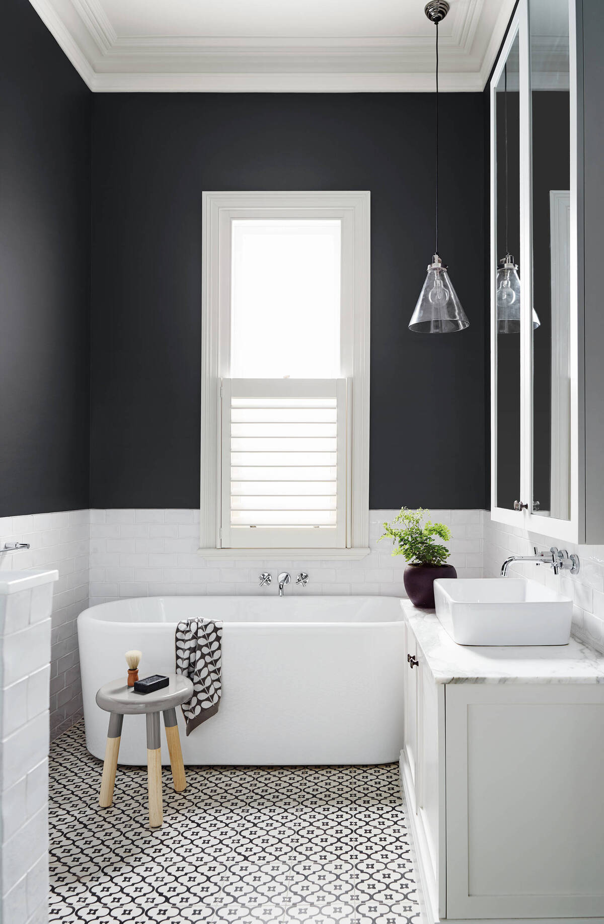 trendiest bathroom colors 24