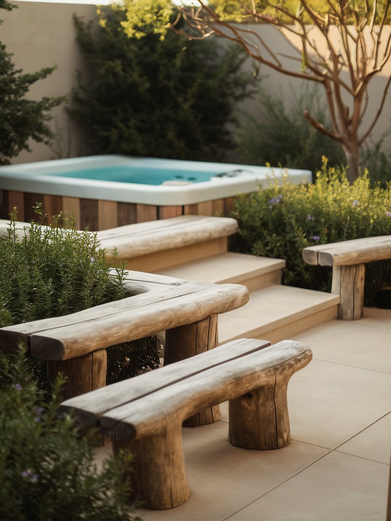 Wooden Bench Seating
