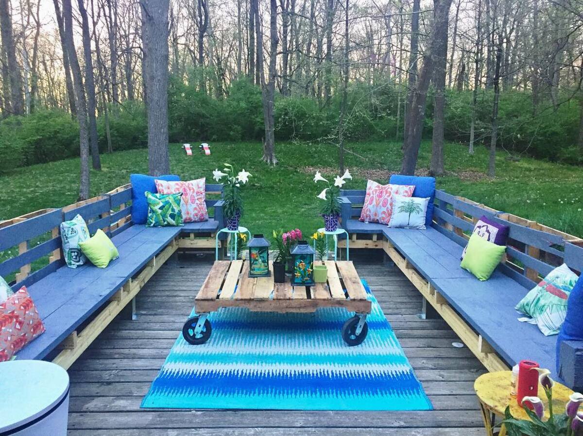 creative pallet patio deck designs 17