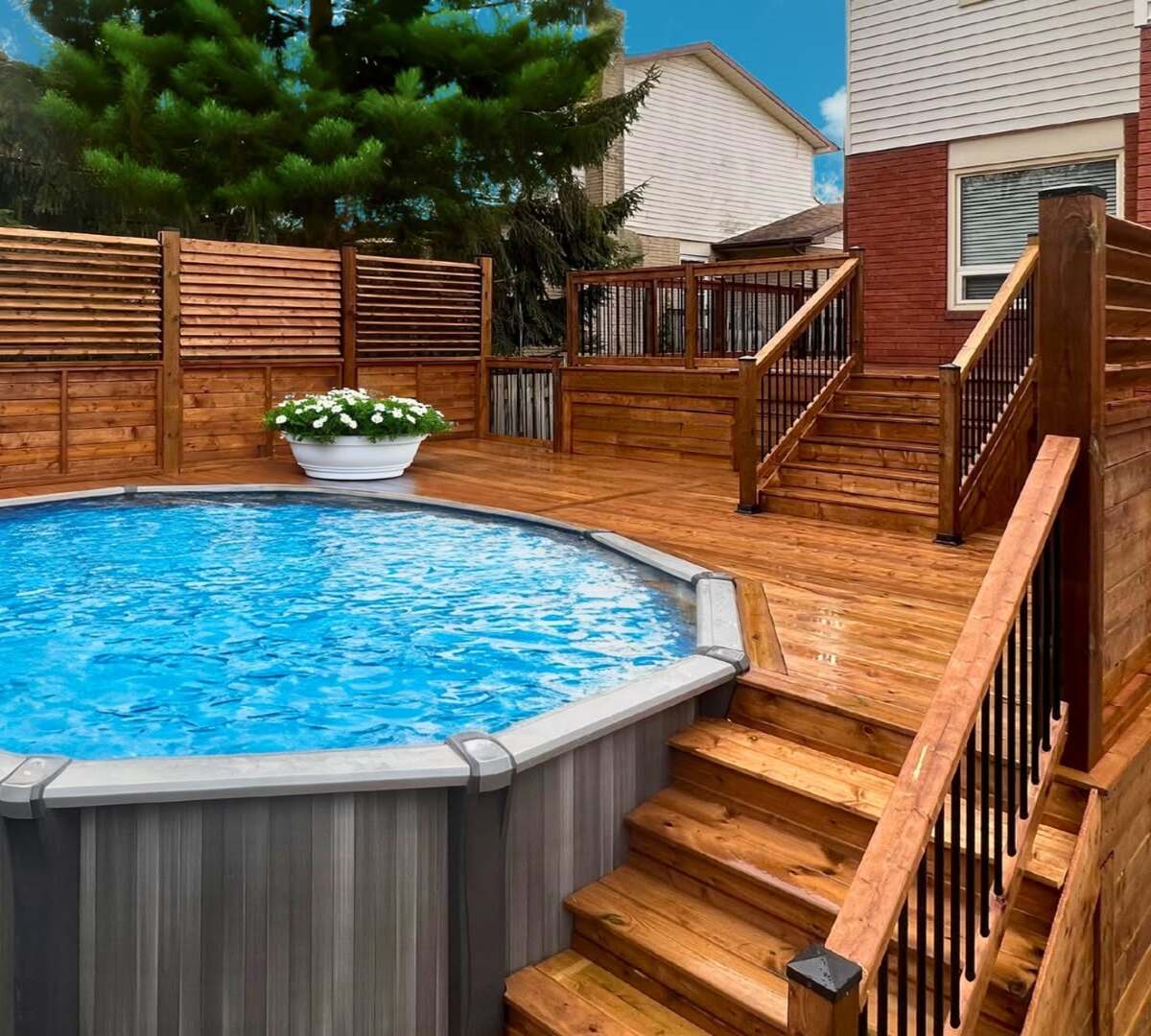 deck ideas for above ground pools 1
