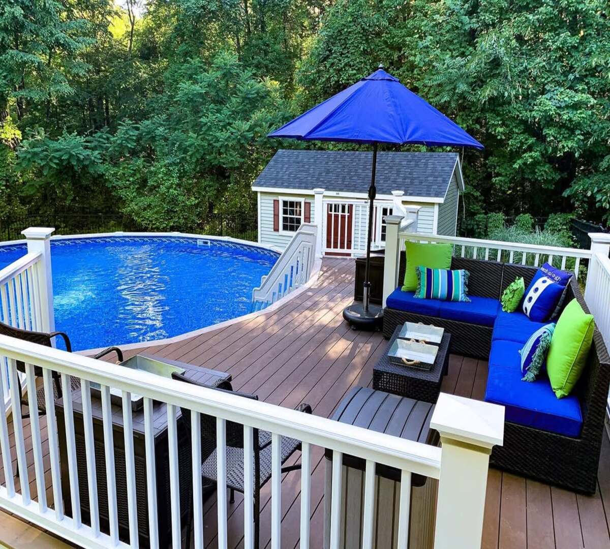 deck ideas for above ground pools 9