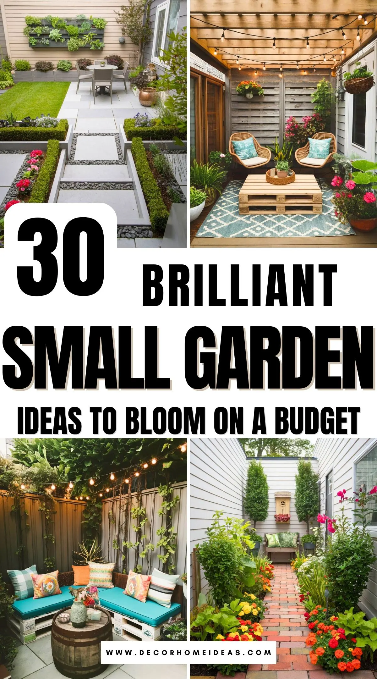 No big yard? No problem! These 30 small garden ideas will help you bloom beautifully on a budget. Perfect for compact spaces, these clever tips show you how to create a thriving garden anywhere.