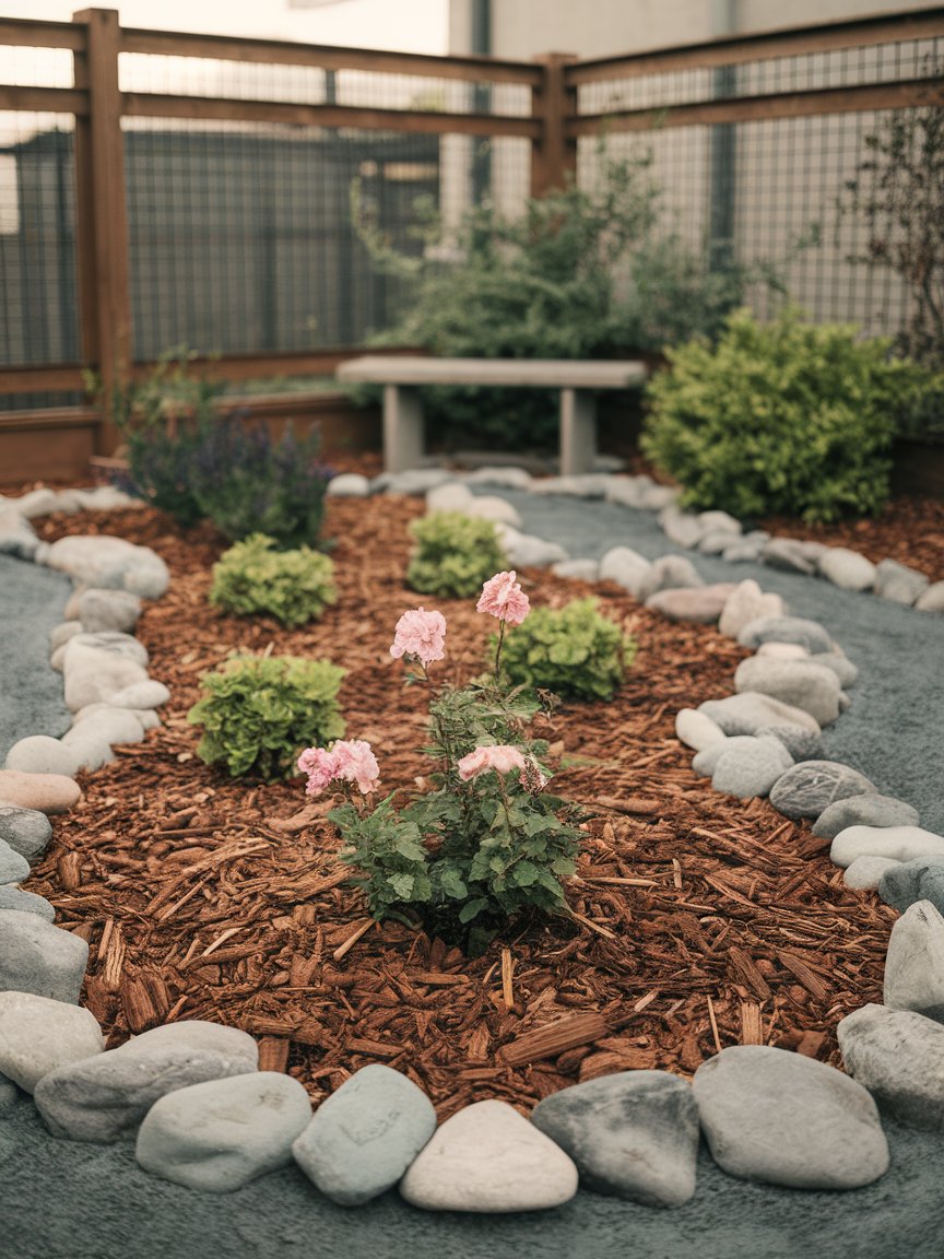 small garden ideas on a budget simple backyard landscaping rocks 17