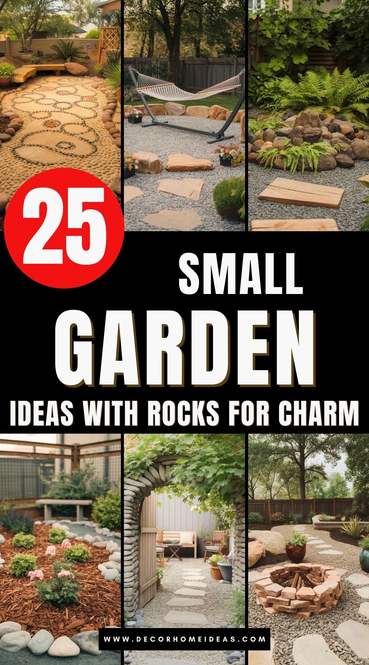 small garden ideas with rocks landscaping 3