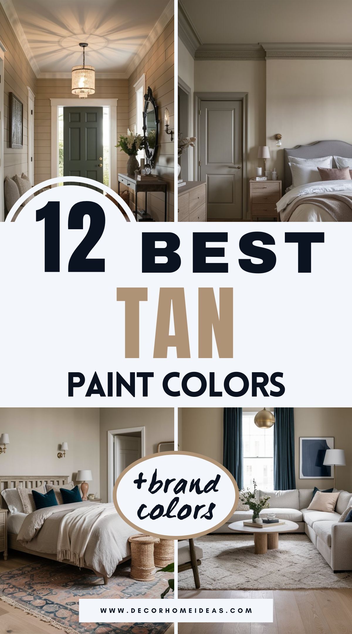 Discover 12 versatile tan paint colors from top brands like Benjamin Moore, Sherwin-Williams, Behr, and Farrow & Ball. Whether you're going for cozy or classic, these shades work in any room. See which one brings the perfect warmth to your walls.