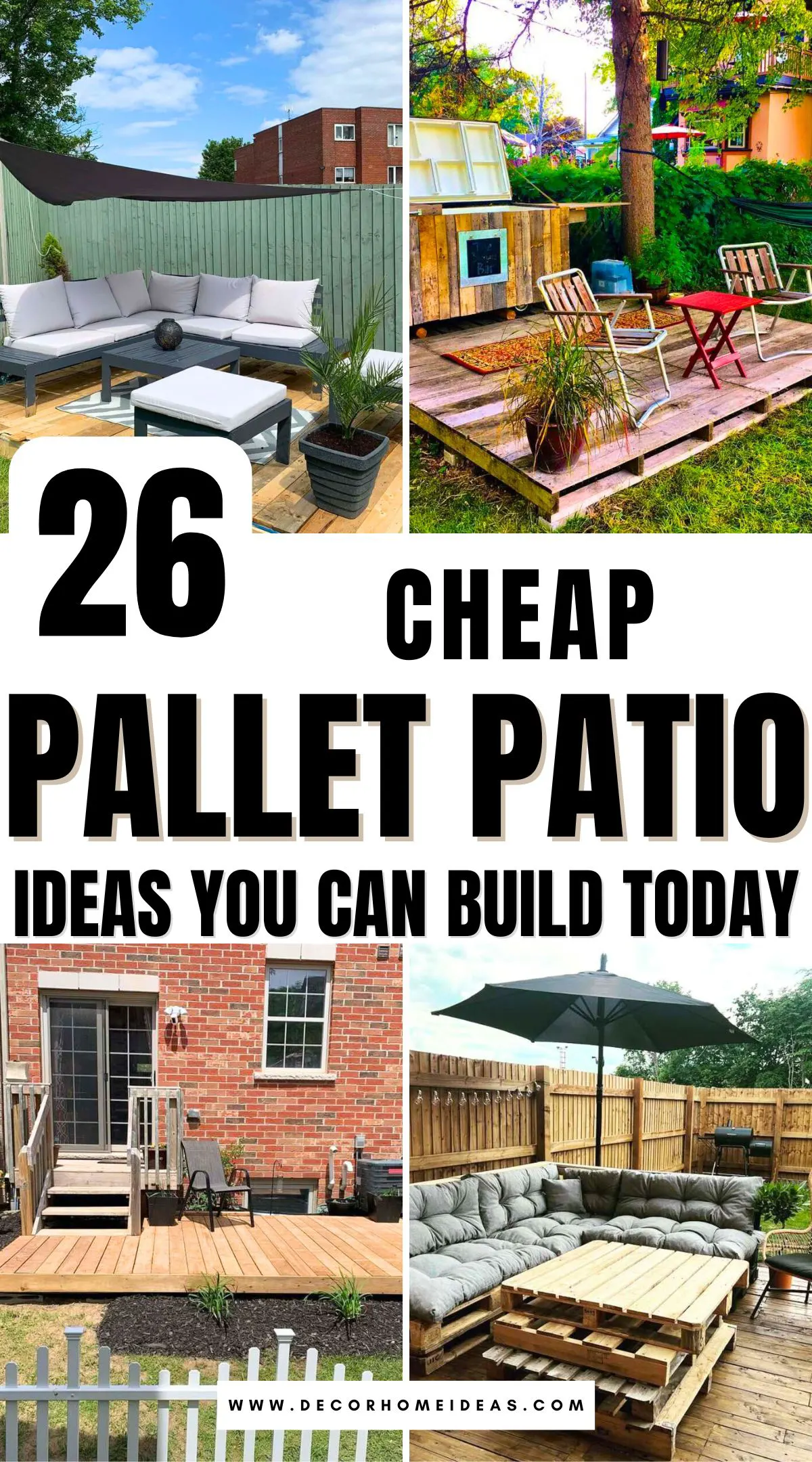 Looking for an affordable way to upgrade your outdoor space? These 26 creative pallet patio deck designs offer budget-friendly and stylish solutions you can build yourself. From cozy backyard lounges to rustic entertaining areas, discover DIY ideas that make the most of reclaimed wood. Get inspired to start your project!